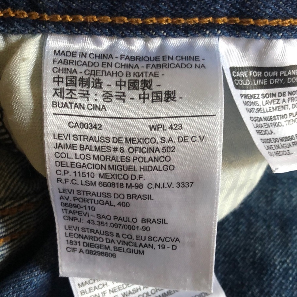 Levi’s RARE 501 Jeans by White Oak Cone Denim Size 24 Frayed Hem Limited Edition - Picture 16 of 16
